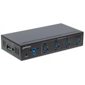 Hub industrial USB 3.0 de 4 puertos